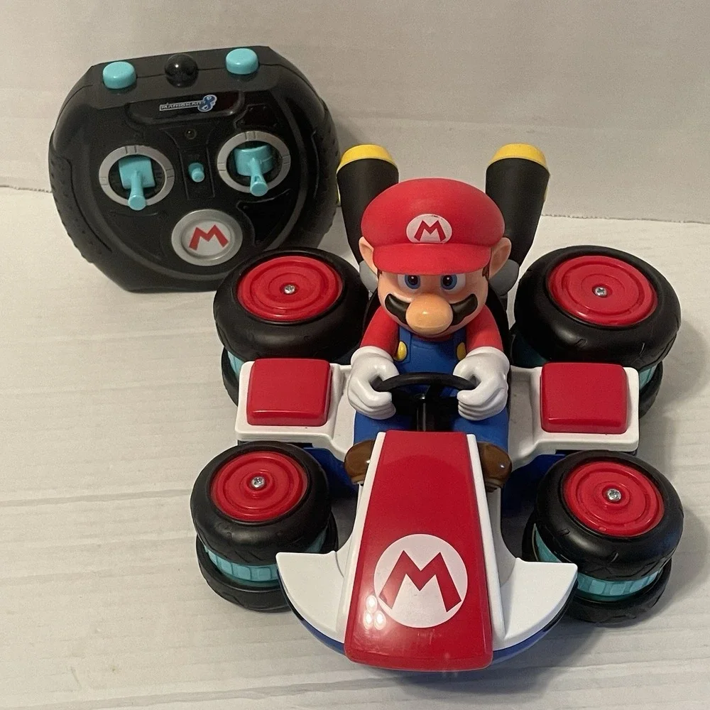 Super Mario Kart RC Car World‎ Nintendo Anti-Gravity W/ Remote Tested Working